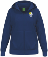 ERIMA MIKINA NA ZIP S KAPUCÍ 152 VK KARLOVARSKO DÁMSKÁ - Tmavě modrá