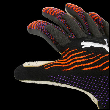 PUMA FUTURE ULTIMATE NC BRANKÁŘSKÉ RUKAVICE FOTBAL - Černá, Oranžová č.4