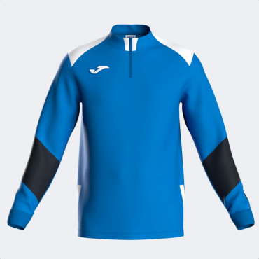 JOMA DANUBIO IV TRÉNINKOVÁ MIKINA KRÁTKÝ ZIP UNISEX - Modrá, Černá č.1