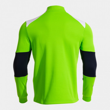 JOMA DANUBIO IV TRÉNINKOVÁ MIKINA KRÁTKÝ ZIP UNISEX - Neon zelená, Tmavě modrá č.2