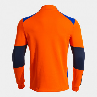 JOMA DANUBIO IV TRÉNINKOVÁ MIKINA KRÁTKÝ ZIP UNISEX - Oranžová, Tmavě modrá č.2