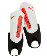 PUMA ULTRA LIGHT ANKLE FOTBALOVÉ CHRÁNIČE S OCHRANOU KOTNÍKU - Bílá, Červená