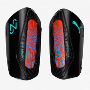 PUMA NEYMAR JR ULTRA LIGHT STRAP CHRÁNIČE FOTBAL - Černá, Oranžová