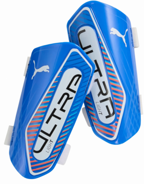 PUMA ULTRA LIGHT STRAP ULTRA CHRÁNIČE FOTBAL - Modrá, Bílá č.1